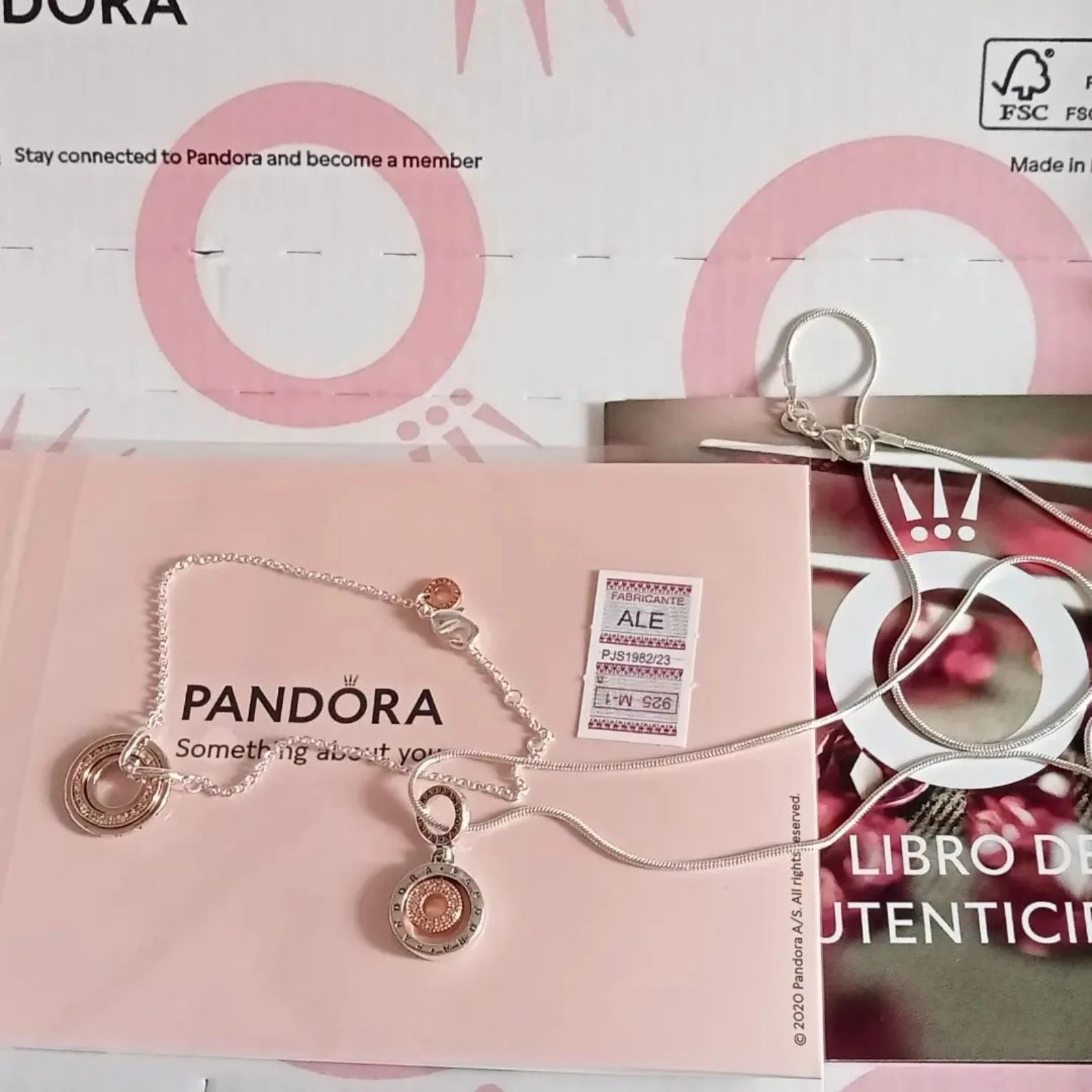Corrente e pingente Pandora – photo 3